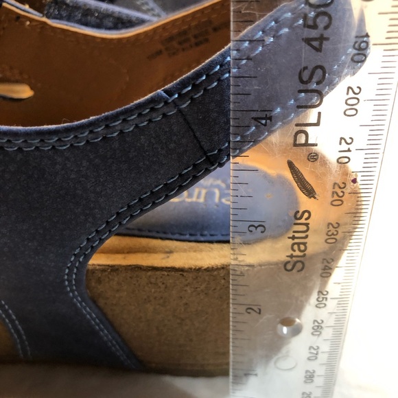 Eurosoft Soffit wedge adjustable comfort sandal Elaine Blue Sizec10 - Picture 10 of 14